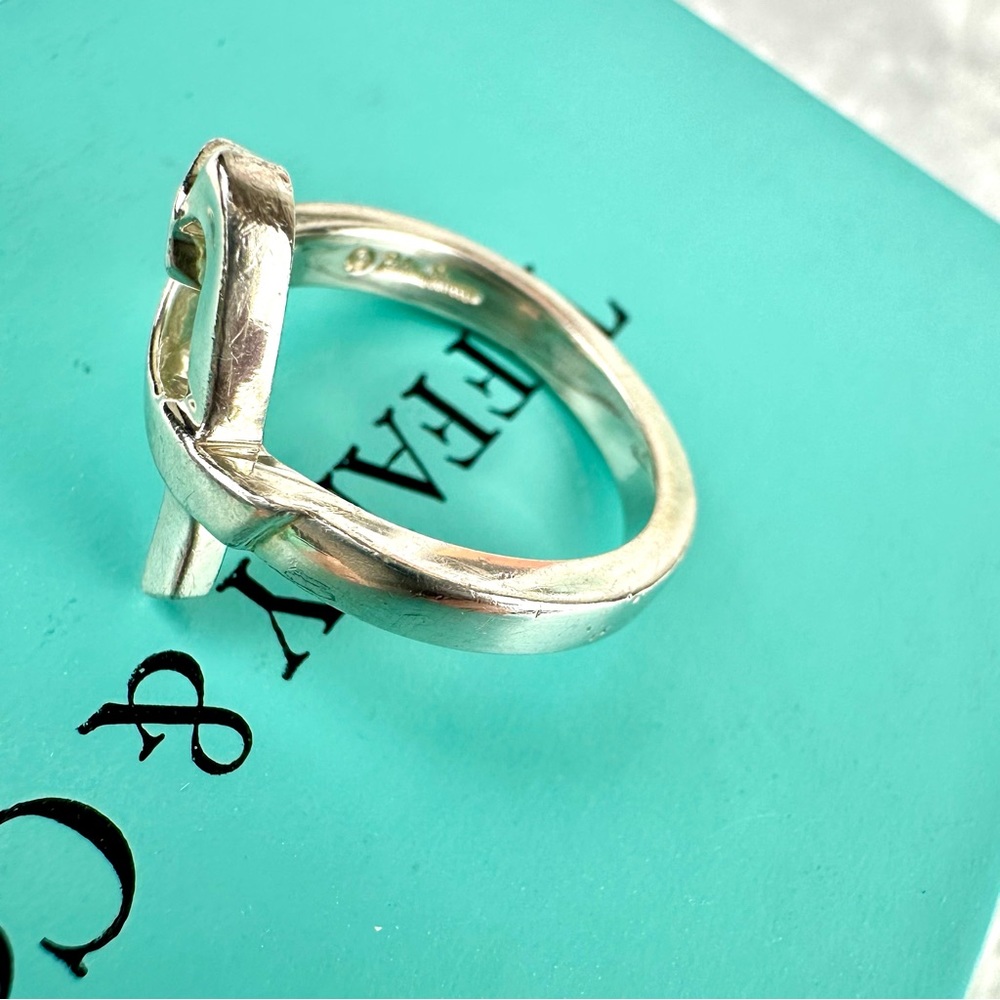 Tiffany & Co Paloma Picasso heart ring size 48 BEAUTIFUL 925 silver - Picture 3 of 12